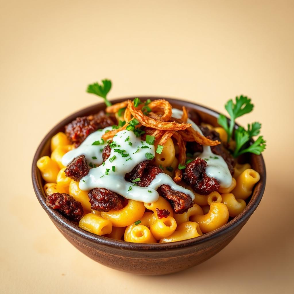 Burnt Ends Mac & Cheese Bowl