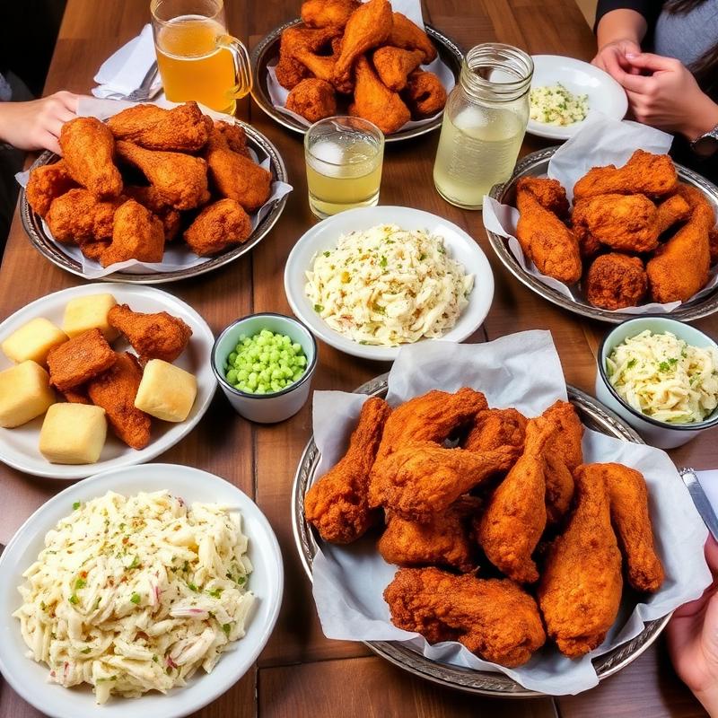 Group family-style menu