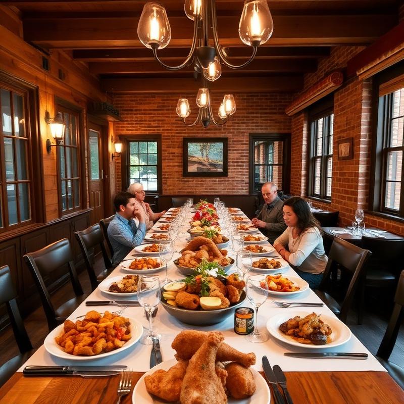 Private dining setup